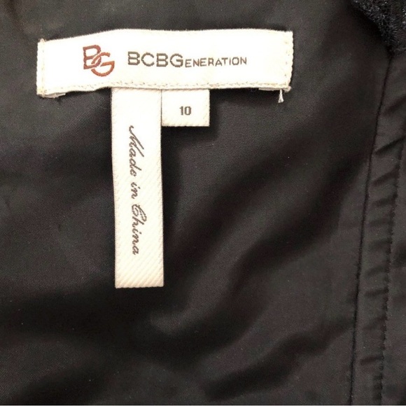 BCBGeneration Blue and Black Mini Dress - Picture 5 of 5